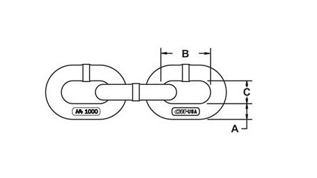 COLUMBUS McKINNON  -  Lifting chain – Grade 100