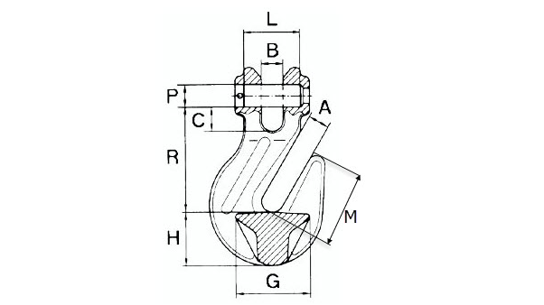 CARTEC - CROCHET GRAPPIN CLEVIS 