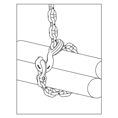 Crochet coulissant A-1355 