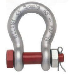 Manille lyre boulonnée goupillée G2130