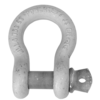 Bow Shackle Powertex PBSP Unpainted Pin front