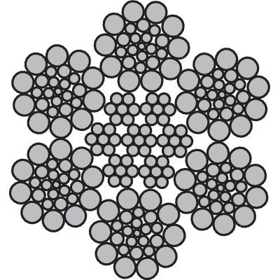 Steel Wire Rope 6x26-IWRC