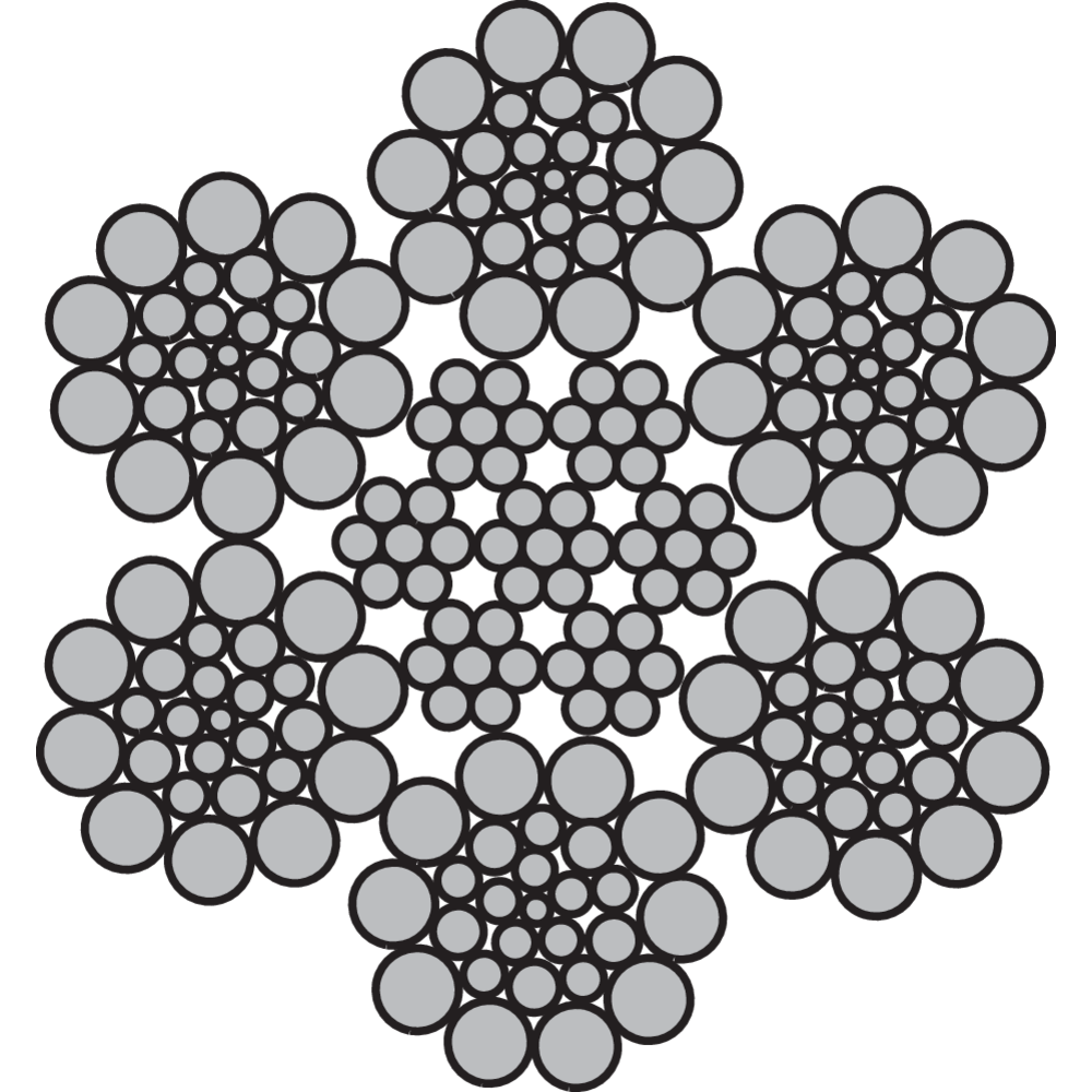 Steel Wire Rope 6x26-IWRC