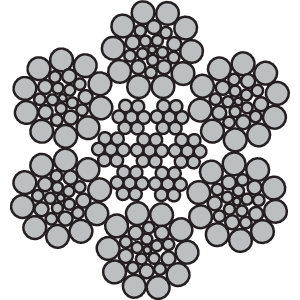 Steel Wire Rope 6x26-IWRC