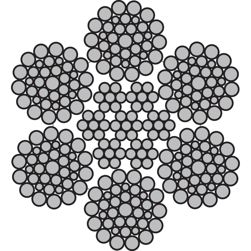 Steel Wire Rope 6x36WS-IWRC