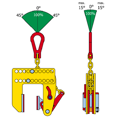 Vertical Non-Marking Lifting Clamp Terrier TNMK