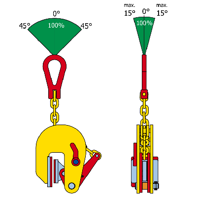 Vertical Non-Marking Lifting Clamp Terrier TNMK