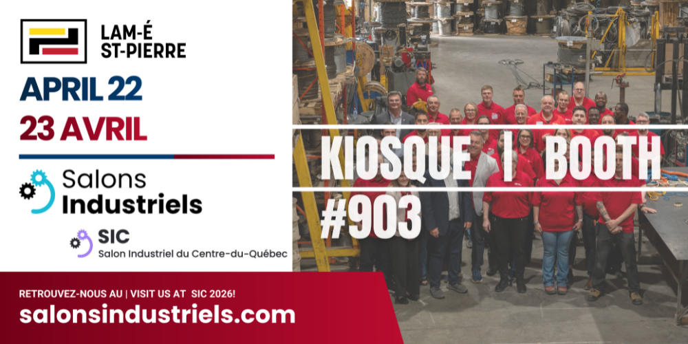 Lam-é St-Pierre at SIC 2026: Come meet our experts!