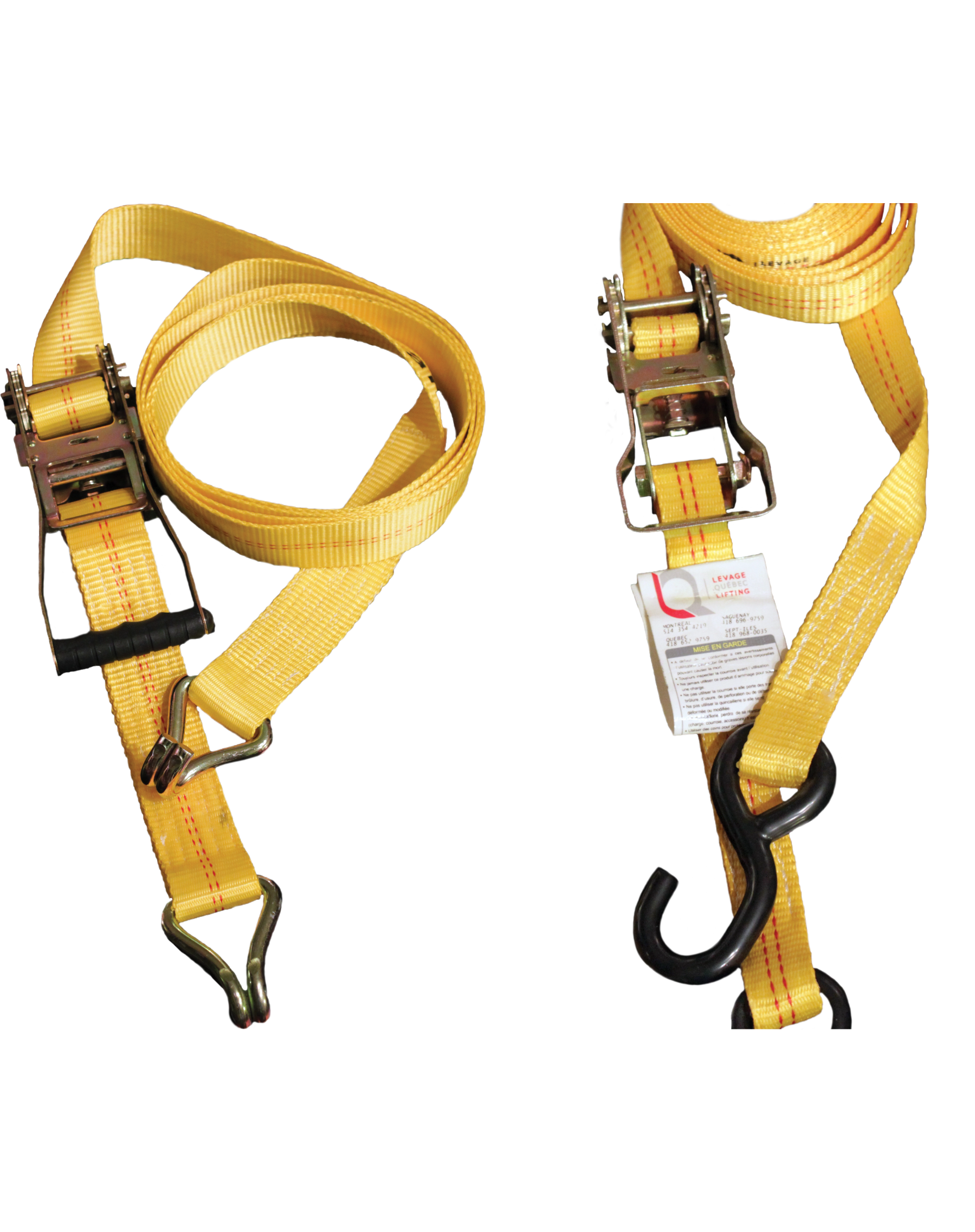 Master securing your load with our industrial-grade tie-down and ratchet straps!